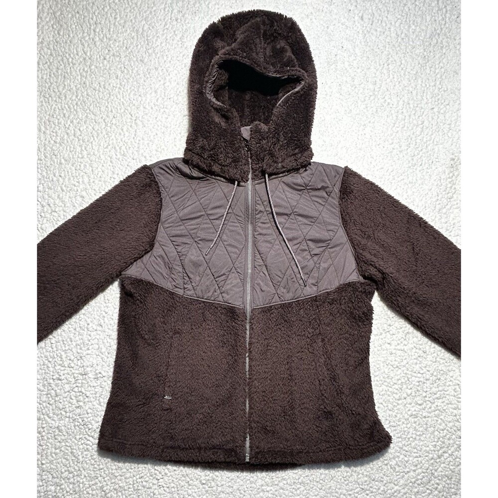 Kuhl Prima Flight Hoody Jacket Women L Brown Full Zip